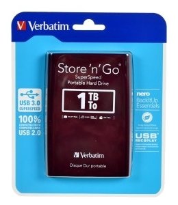 Picture of  HDD Verbatim Store n Go Mobile HD 1TB 1 TB