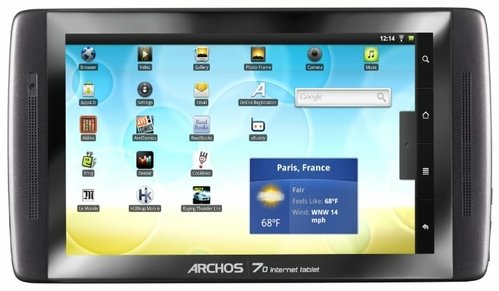 Picture of Tablet Archos 70 internet tablet 250Gb