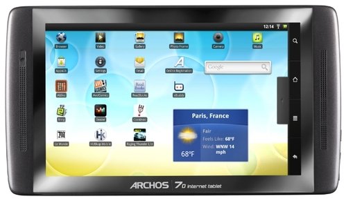 Picture of Tablet Archos 70 internet tablet 8Gb